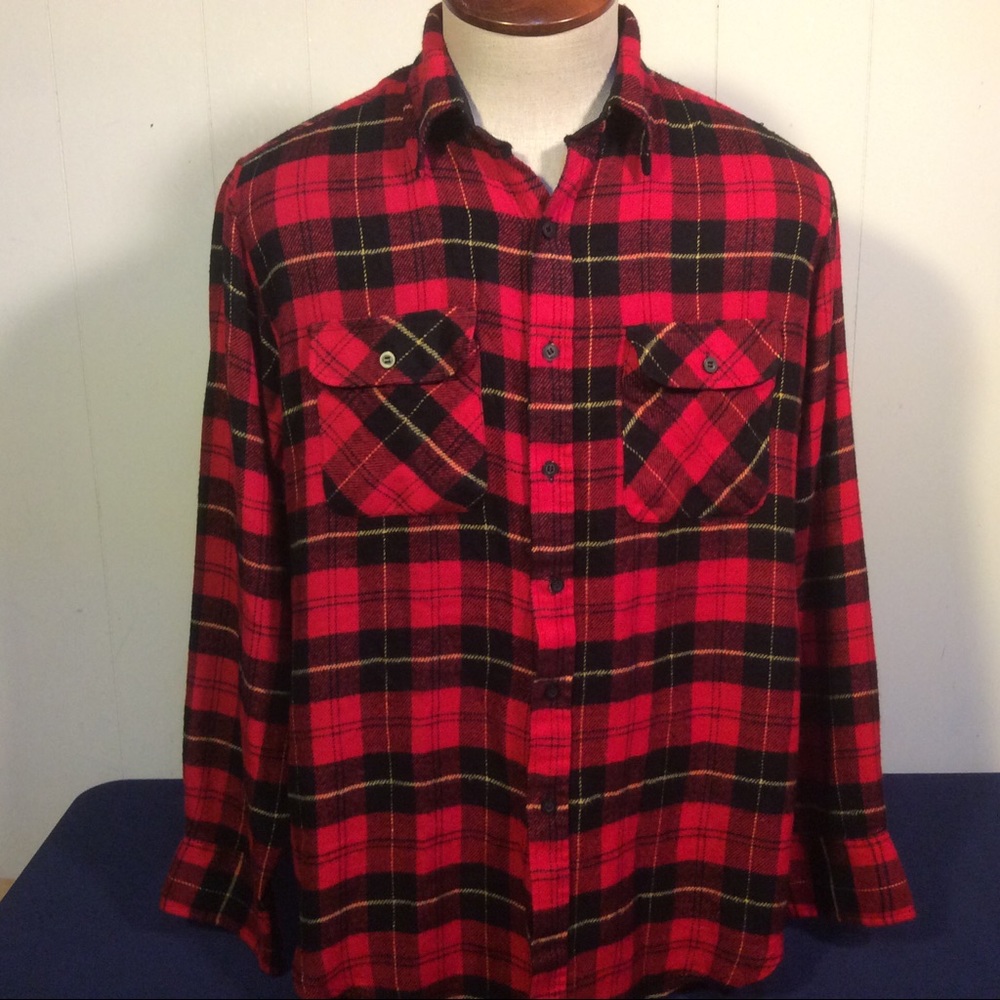 Coleman Buffalo Plaid Flannel mens shirt